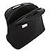Fit & Fresh Rosewood Neoprene Lunch Bag for Adults and Kids, Lightweight, Washable, Zipper, Waterproof, Black
