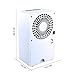 LUCKSTAR Desktop Air Conditioning Fan - Quiet Personal Mini Fan Air Cooler for Refrigeration & Humidification & Fresh Air (White)
