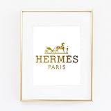 Gold Foil Art Wall Print distance Prada like Marfa distance Gossip Girl Fashion Vouge Color white Girl room decor poster 0399