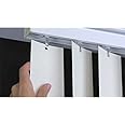 Vertical Blinds Replacement Slats Heavy Duty PVC Smooth Curved (White) You Pick Size and Quantity (42.5 Inches) (20 Slats)