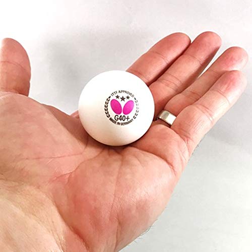 Butterfly G40+ Table Tennis Balls 40mm White Ping Pong Ball ITTF