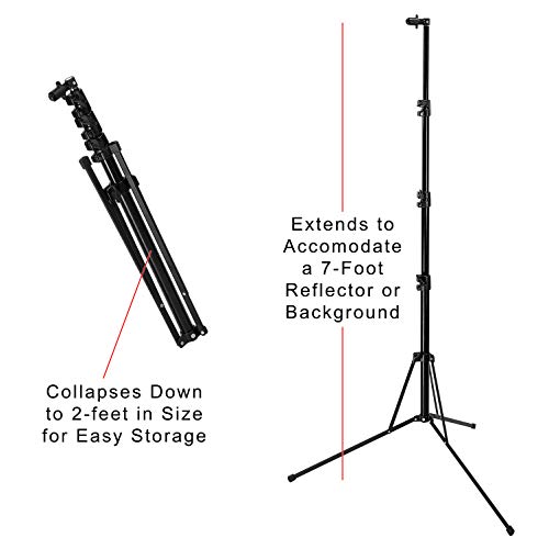 Fotodiox 5 X7 Collapsible Chromakey Green Blue 2 In 1 Background Backdrop Kit W Stand Support Pricepulse