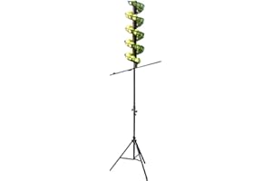 AnEssOil Tennis Ball Dropping Machine Tennis Ball Feeder Tennis Machine Lightweight Tennis Serving Machine 33 Balls