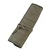 Tinksky Artist Paint Brush Roll Up Bag Holder Canvas Pouch (Green)