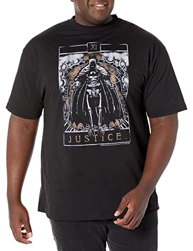 DC Comics Men's Big & Tall Batman Tarot T-Shirt, Black, Large Tall at Amazon