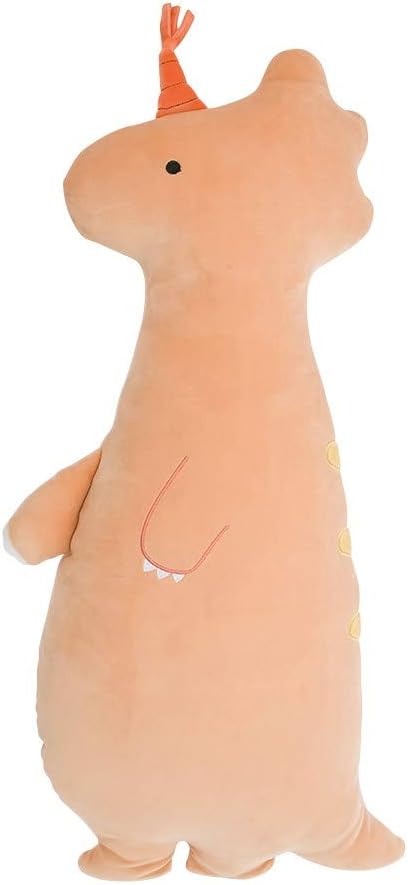 Amazon Co Jp りぶはあと 抱き枕 ルーミーズパーティー 極度の怖がりのトリケラトプス Lサイズ 全長80cm ふわふわ もちもち 759 24 ホーム キッチン