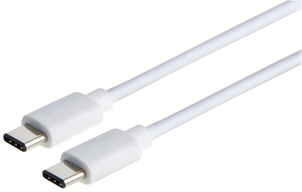 Pro Signal PSG91492 USB 2.0 Type-C to USB Type-C Cable, 3 m, White