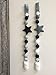 Pacifier Clip Boy and BPA Free Silicone Baby Teether, 2 Pack (Black/White/Gray Marble)