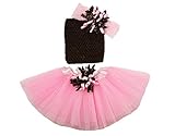 Wholesale Princess Tutu Gift Set Pink and Brown Giraffe