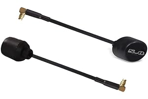 CORONIR LHCP MMCX FPV AntennaAntenna Compatible Transmitter for FPV Drone, Long Range Quadcopter Drone 2 Pack
