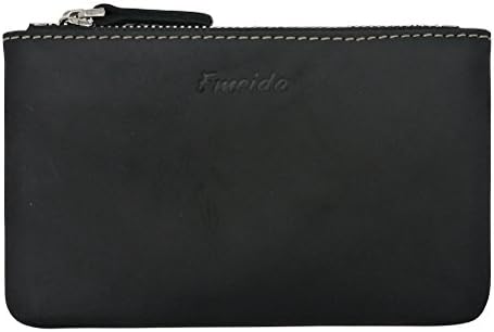 Coin Purse Pouch Fmeida Men's Leather Zipper Change Wallet