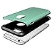 iPhone 6s Plus Case, LUVVITT [Ultra Armor] Shock Absorbing Case Best Heavy Duty Dual Layer Tough Cover for iPhone 6/6s Plus Black/Teal Mint Green
