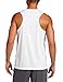 ASICS Men's Ready Set Singlet,White,Large