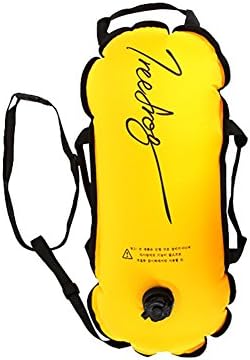 Treefrog Swim BUOY Safety Float for Open Water Swimmers Triathletes Kayakers and Snorkelers Highly Visible Buoy Float for Safe Training (THANK YOU Gift Included!!)
