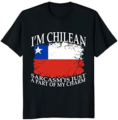 Mens I'M CHILEAN Tshirt Medium Black