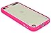 iPod Touch 6, Touch 5 Case, Bastex Crystal Clear Air Fused Rugged Ultra Slim Fit Shockproof Rubberized Plastic Bumper Clear Back Panel Cover Flexible TPU for iPod Touch 6th & 5th Generation(Pink)