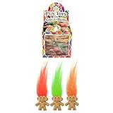 6 x Childrens Kids Retro Lucky Trolls Toy Pencil Topper Party Loot Bag Fillers by The Home Fusion Company