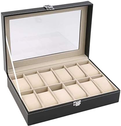 MaestroRelojero Watch case for 12 PU, Black/White