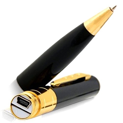 Spy Pen - Camera In Pen - Mini HD Hidden & Secret Spy Cam Pen Video Recorder USB DVR Wireless Surveillance Spy Camera - Rec 720p HD90 Lens Pens Cameras - Best Real Spy Gear for Kids & Adults Sold on Amazon w/ Exclusive Lifetime Warranty by Sherlock Hones SH