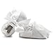OOSAKU Baby Girl Christening Baptism Flower Lace Shoes Dance Ballerina Sneakers (0-6 Months, White B)