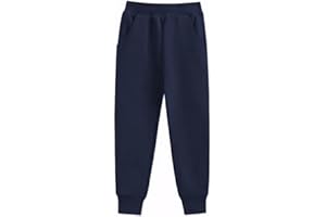MIXLAC Boys Jog Pants Kids School PE Joggers Sports Trousers Girls Activewear Tracksuit Bottoms Sweatpants