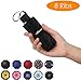 Prodigen Travel Mini Umbrella Windproof UV Folding Compact Umbrella Portable Lightweight Sun & Rain Umbrellas for Women and Men (Black)