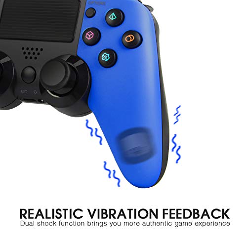 Sades Ps4 Controller Wireless Controller For Playstation 4 Pro Slim With Motion Motors And Audio Function Mini Led Indicator Usb Cable And Anti Slip Black Pricepulse