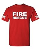 FIRE RESCUE - ems emt emergency service - Mens Cotton T-Shirt