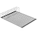 iPEGTOP Roll Up Dish Drying Rack with 304 Stainless Steel Plates Holder Pot Lid Organizer, Over The Sink Kitchen Foldable Multipurpose Dish Drainer Rack for Fruits Vegetable,16.9