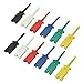 12pcs Multimeter SMD IC SOIC Mini Test Clip Hook Grabbers Probe Jumper