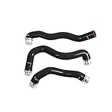 Mishimoto MMHOSE-F2D-08BK Black Powerstroke Silicone Coolant Hose Kit, 2008-2010