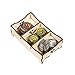 The Broken Token Game Organizer - 7 Wonder Duel Compatible Dueling Gods Box, Wooden Storage Box for Tabletop Games