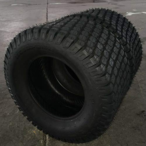 SUNROAD 2pcs 24x12.00-12 Turf Tire Master Lawn Mower Tires 6 Ply P512 24x12x12 24x12-12