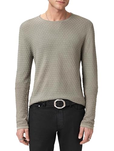John Varvatos Seymour Crewneck Sweater Grey Sky XXL