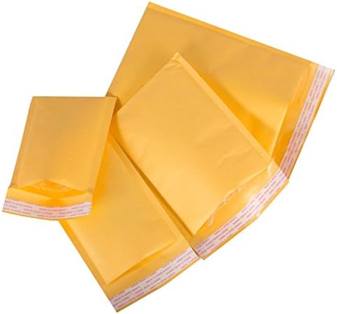 100 #0 6.5x9 "PMG" X-Wide Kraft Bubble Mailer Self Seal Padded Envelop 6.5" x 9"