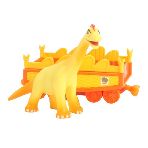 Dinosaur Train Collectible Dinosaur With Train Car - My Friends Are Quadrapeds: Ella Brachiosaurus