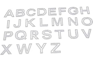 26 Pack Alphabet Letters Acrylic Quilting Templates Sewing Stencils Patchwork Ruler Sewing Tool Set, Thick and Durable to Use