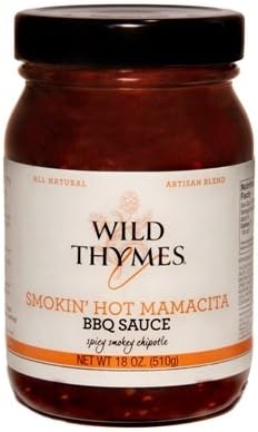 Smokin' HOT Mamacita Wild Thymes' BBQ Sauce, 18 oz