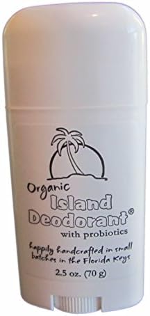Organic Island Deodorant - Natural Deodorant Stick with Probiotics by Island Deodorant