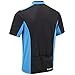 Tenn Mens Coolflo S/S Cycling Jersey - Black/Blue - 2XL