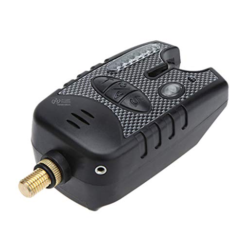 Fugift Multifunktionaler elektronischer Bissanzeiger, 8 LEDs, wasserfest, Lautstärke einstellbar, Empfindlichkeit Alarm… – Bild 4