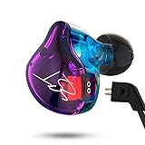 Easy KZ ZST Colorful Hybrid Banlance Armature with Dynamic In-ear Earphone 1BA+1DD Hifi Headset (colorful ZST MIC)
