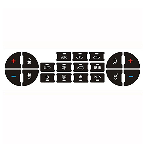 AC Dash Button Repair Kit A/C Controls Replacement for 2007-2013 GM Vehicles