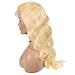 613 Blonde 100% Human Hair Lace Front Wigs Body Wave Pre Plucked Natural Hairline for Black Women Unprocessed Brazilian Virgin Hair Lace Front Wig 150% Density 12 inch
