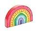Le Toy Van Petilou Collection Wooden Rainbow Tunnel Set Premium Wooden Toys for Kids Ages 12 months & Up