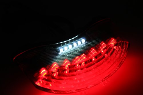 2008-2010 Triumph Speed Triple Integrated Sequential LED Tail Lights Smoke Lens