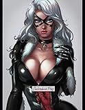 Sketchbook Plus: Superhero Girls: 100 Large High Quality Sketch Pages (Black Cat Portrait)