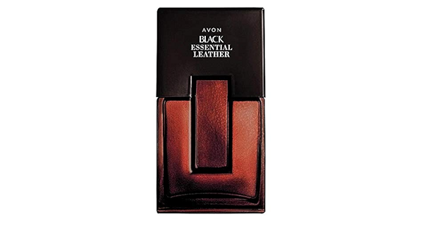 perfume black essential leather