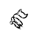 DDLBiz Women Girl Cute Kitten Cat Ring Wrap Finger Ring Adjustable Rings Jewelry Gift