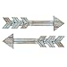 YXMYH Arrow Decor, Blue Wood Arrow Sign Wall Decor - Decorative Farmhouse Home Wall Hanging Decor, 2 Pack